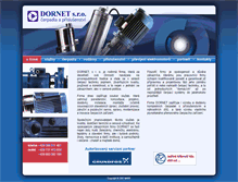 Tablet Screenshot of dornet.cz